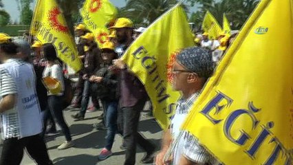 İşçiler Maltepe Miting alanına giriş yaptı
