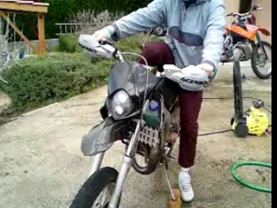 Démarage du derbi