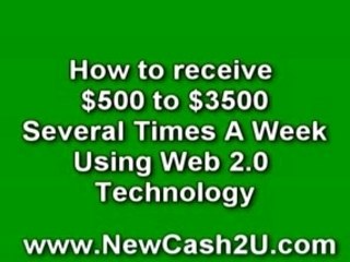 Receive Cash Daily With Web 2.0 Technology