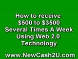 Receive Cash Daily With Web 2.0 Technology