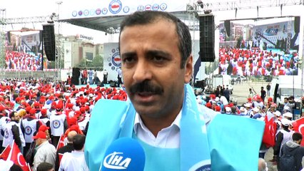 Kocaeli'nde binler, 1 Mayıs için toplandı