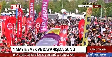 DİSK Genel Sekreteri Arzu Çerkezoğlu'nun 1 Mayıs 2018 Maltepe mitingi konuşması