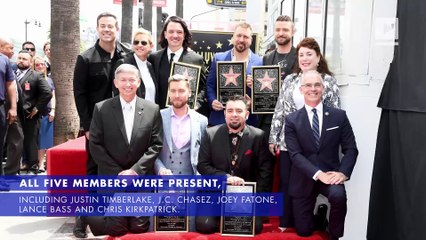 NSYNC Finally Gets a Star on Hollywood Walk of Fame
