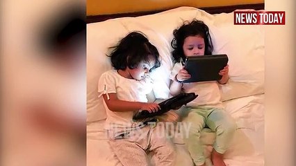 Watch Video- Daughters of MS Dhoni, Harbhajan Singh, Suresh Raina having fun with each other