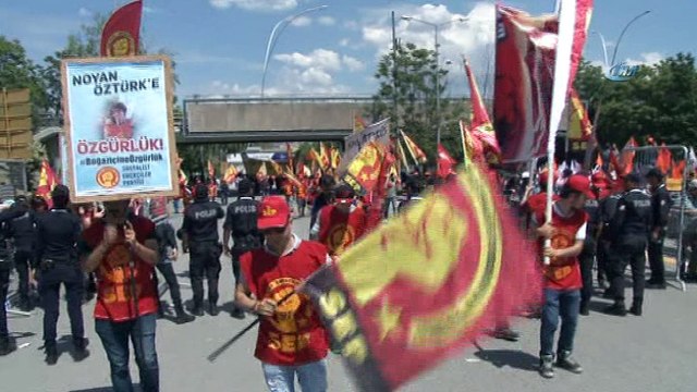 Ankara'da 1 Mayıs, binlerce kişinin katılımıyla kutlandı