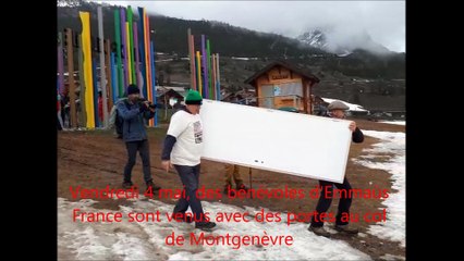 Emmaüs pose des portes ouvertes au col de Montgenèvre