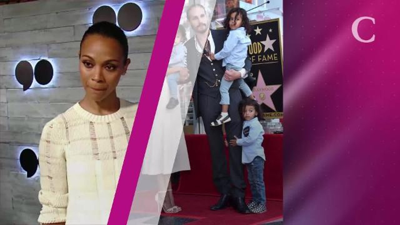 PHOTOS. Zoe Saldana présente ses enfants pour la première fois