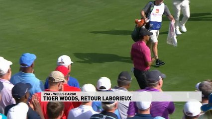 Golf - Wells Fargo - Woods retour laborieux