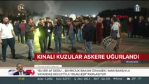 Kınalı kuzular askere uğurlandı