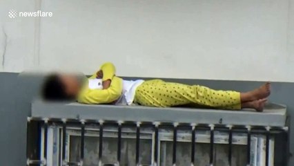 Firefighters rescue boy sleeping on 4th-floor window ledge