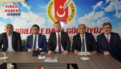 (4 Mayıs 2018) AK PARTİ MİLLETVEKİLİ ADAY ADAYI ÇAĞAN  GAZETECİLER CEMİYETİ’NDE