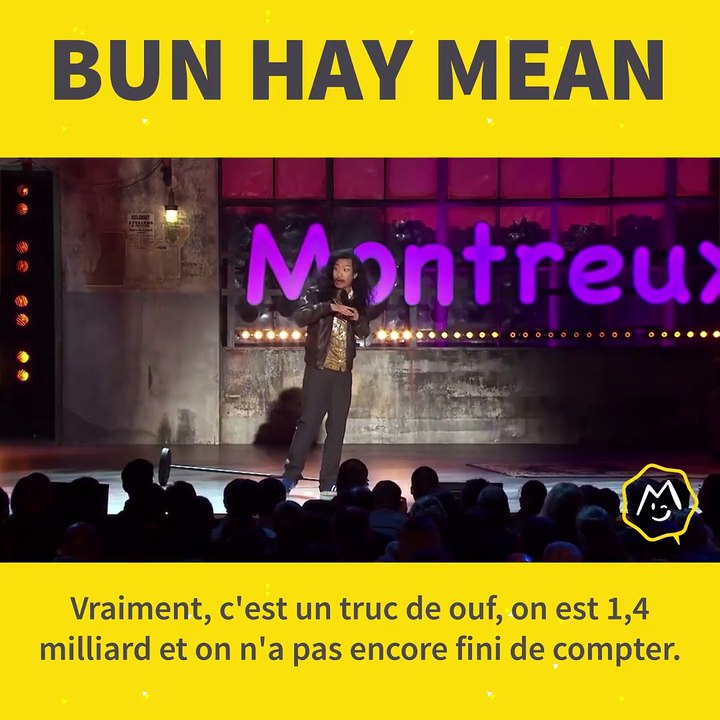 Petit instant animalier avec Chinois Marrant Aka Bun Hay Mean qui nous parle hiboux, vaches et chevauxMerci Montreux Comedy !