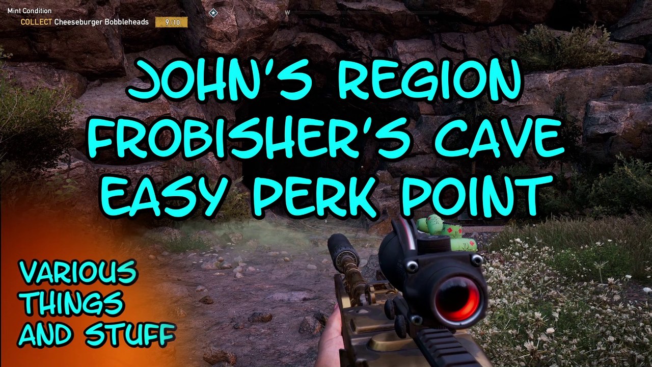 Far Cry 5 John's Region Frobisher's Cave Easy Perk Point video Dailymotion