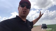 Reed Timmer tracking severe storms moving through Kansas
