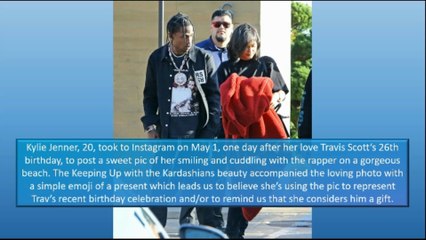 Kylie Jenner Snuggles Travis Scott On The Beach In Sweet Birthday Tribute