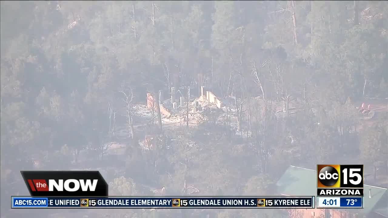 More than 11,000 acres burned in Tinder Fire northeast of Payson