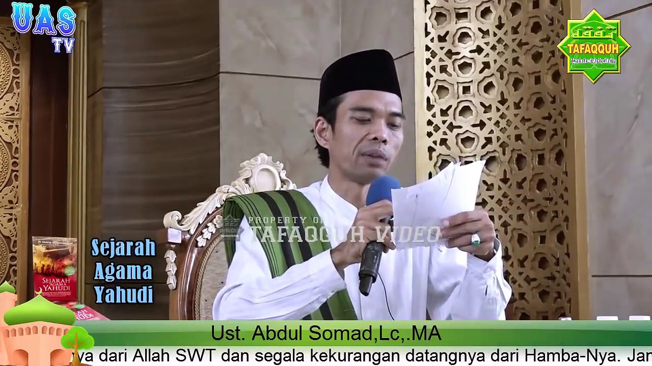 APA HUKUM - MEMAKAI CADAR؟ - Tanya Jawab Ustadz Abdul Somad,Lc,.MA