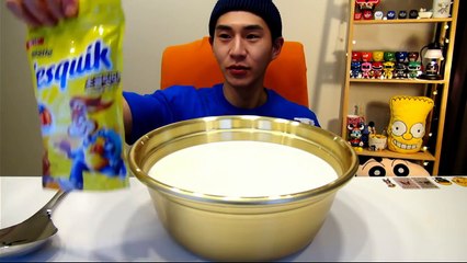 [ENG] 밴쯔 초코우유 고작 한잔 먹방