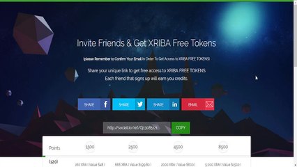 Gana criptomonedas en airdrop [XRIBA UAB OPENPLATFORM TPG CGCX]