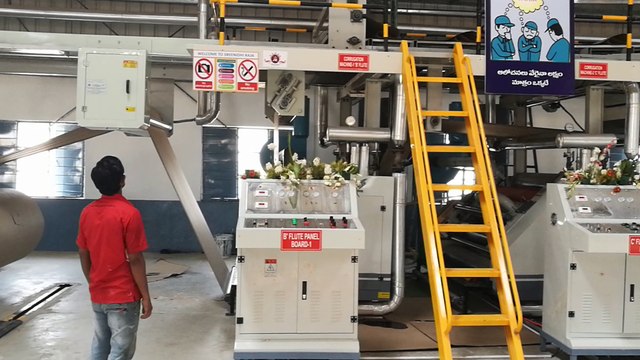 WJ-1600-100-5 Corrugated Cardboard Production Line