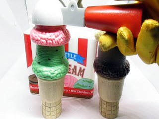 Ice Cream Cones Melissa and Doug Play Set for Kids Learn Colors Fruits & Vegetables for Children