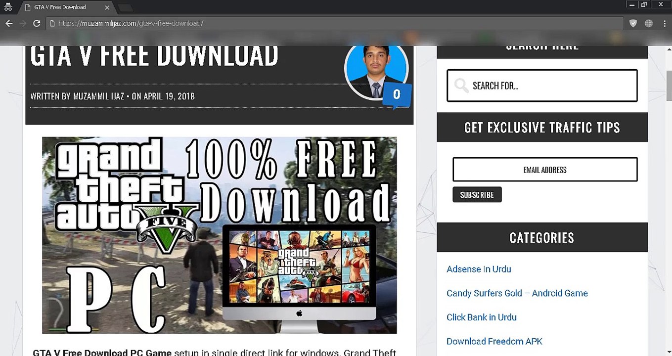 GTA V Free Download For PC 100% Tested work - Gta 5
