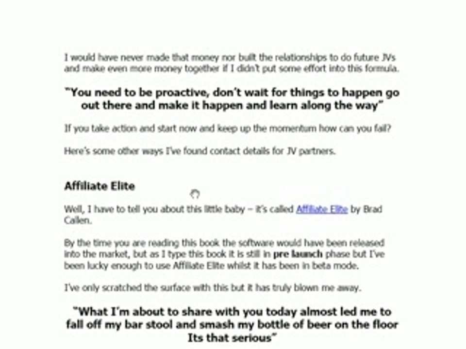 Alex Jeffries - Post Launch Profits