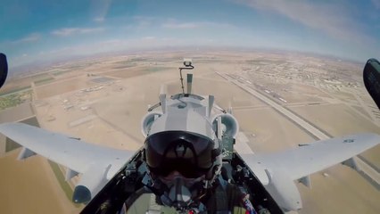A-10 Gatling Gun Low-flying Strafing Run – Cockpit POV