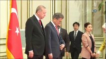 Cumhurbaşkanı Erdoğan Güney Kore'de Resmi Törenle Karşılandı