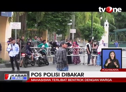 Bakar Pos Polisi, Unjuk Rasa Hari Buruh Mahasiswa Ricuh