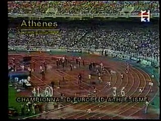 EUROPEI ATENE 1982 4X100 DONNE GERMANIA EST