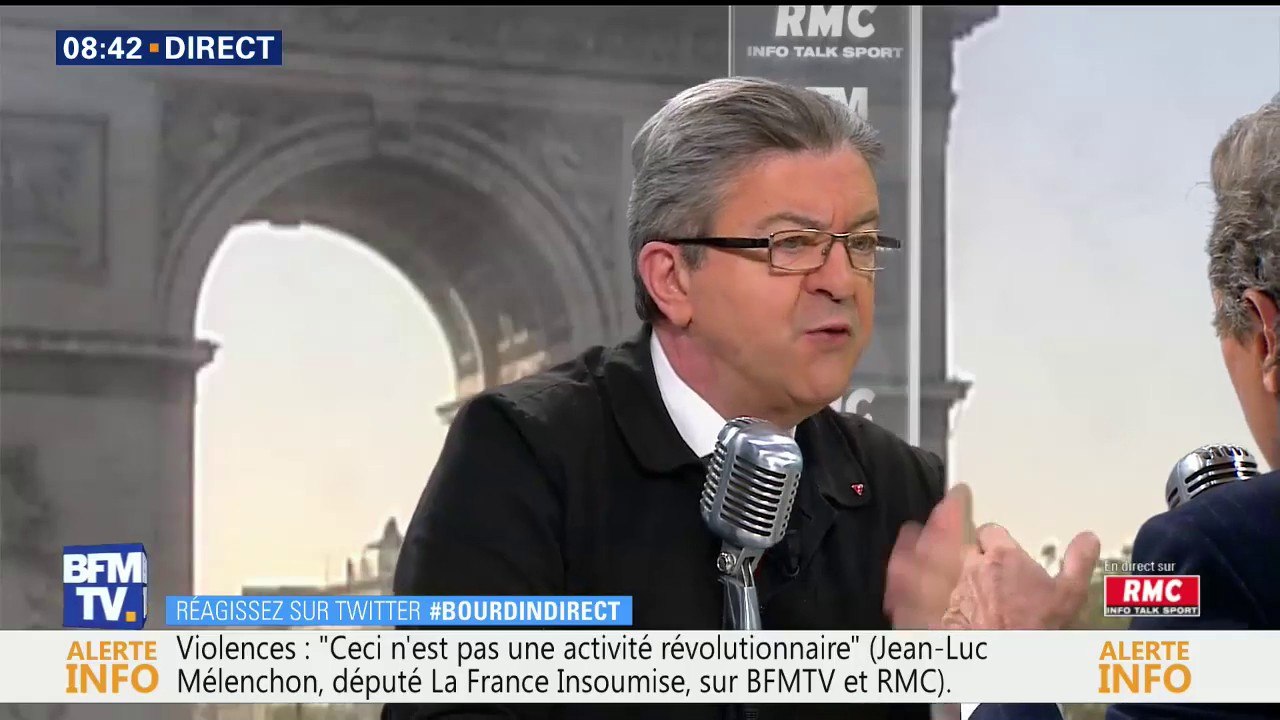 Mélenchon sur le 1er mai: "Macron a raison de l...