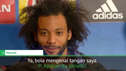 Marcelo Akui Bola Mengenai Tangannya Di Kotak Penalti