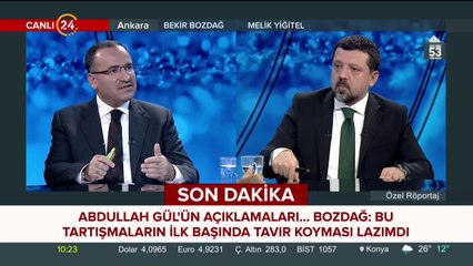 Bekir Bozdağ 24 TV'de