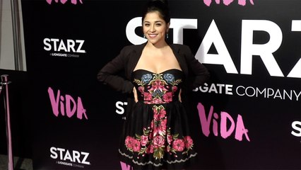 Noemi Gonzalez STARZ "Vida" Premiere Pink Carpet