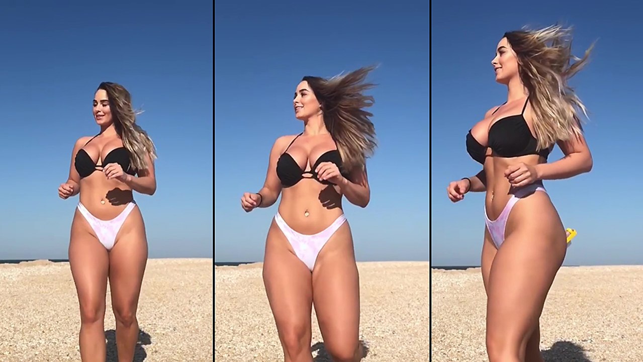 Krissy Taylor qui court en slow motion