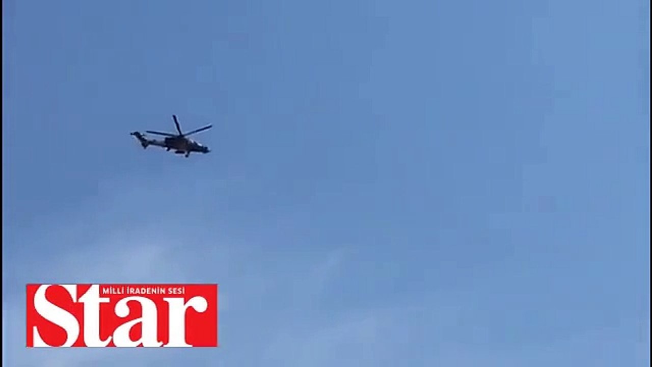 Yerli Helikopter ATAK�tan nefes kesen gösteri