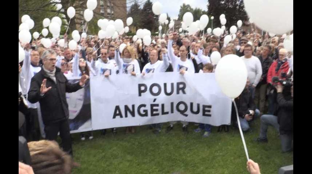 Hommage à Angélique : marche blanche à Wambrechies