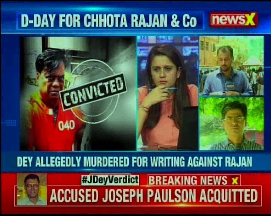 J Dey Murder Case Accused Chhota Rajan Convicted Jigna Vora Acquitted Video Dailymotion