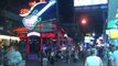 Pattaya in the night. Thailand walking street beer bar sex girl disco music