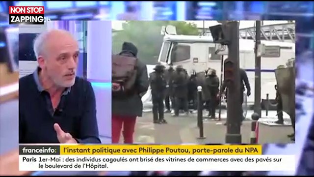 Philippe Poutou justifie les violences en marge des manifestations du 1er mai (vidéo)