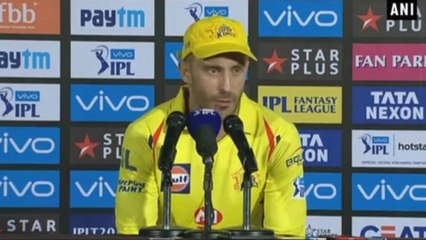 IPL 2018:du plesis Interview On MS dho