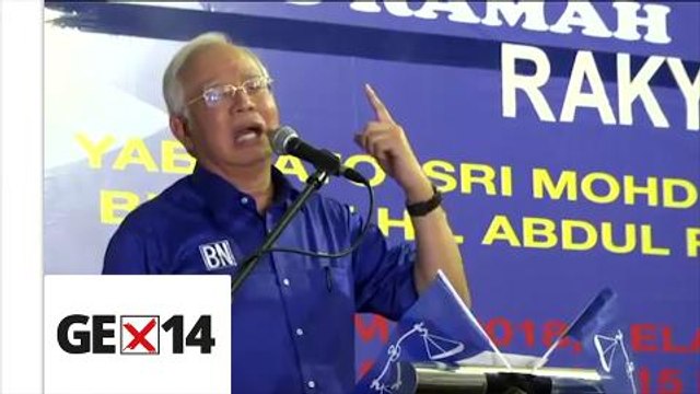 Opposition using Dr M to split Malay votes, says Najib