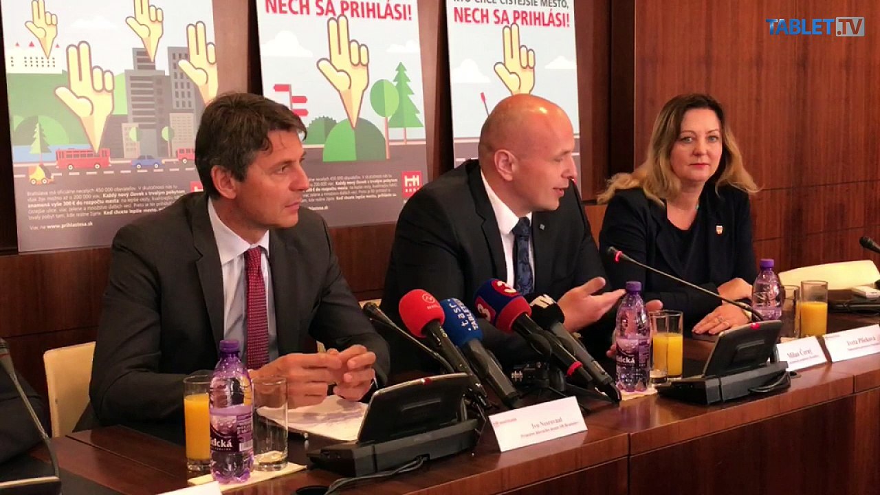 ZÁZNAM: TK primátora hlavného mesta SR Bratislava Iva Nesrovnala