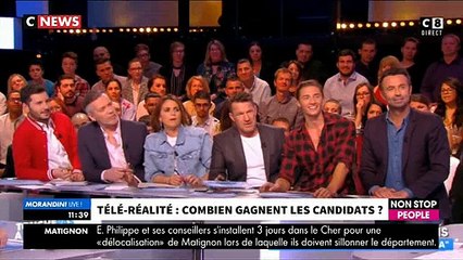 Combien touchent les candidats de télé-réalité ? "Morandini Live" sur CNews a enquêté ! - VIDEO