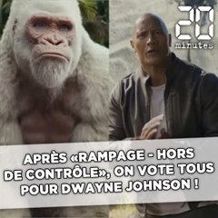 Après «Rampage», on vote tous Dwayne Johnson !