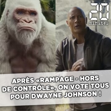 Après «Rampage», on vote tous Dwayne Johnson !