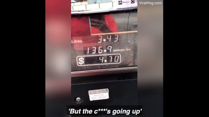 Petrol pump keeps ticking up even if no gas is pumped