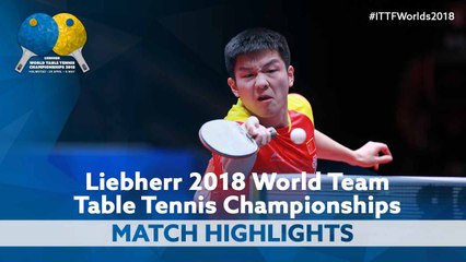 2018 World Team Championships Highlights | Fan Zhendong vs Joao Geraldo (Groups)