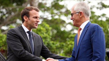 Le lapsus d'Emmanuel Macron qui a bien fait rire les Australiens